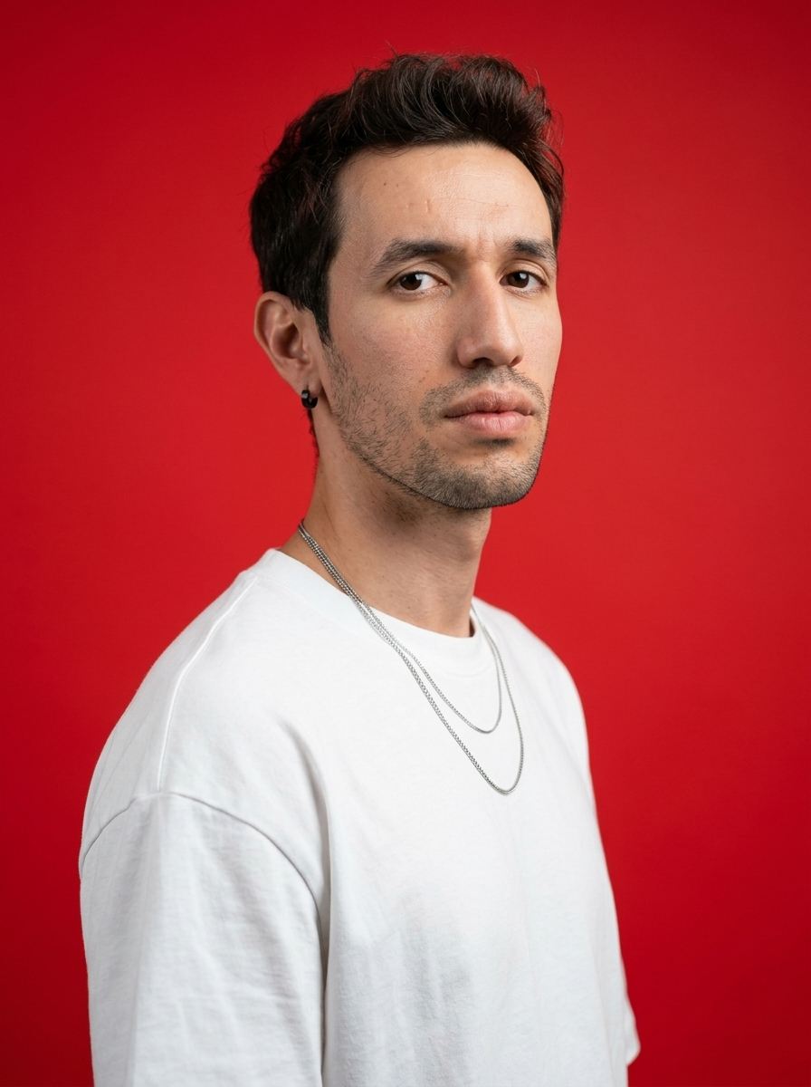Brayan Jackson, retrato en tonos oscuros